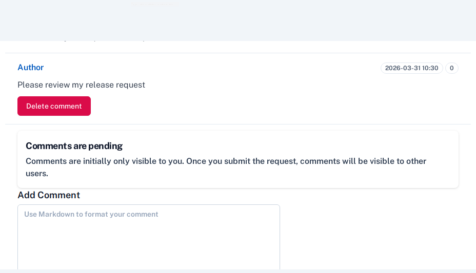 Tree for a returned request